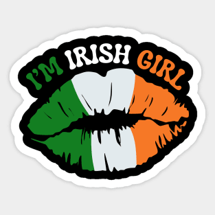Irish Girl Sticker
